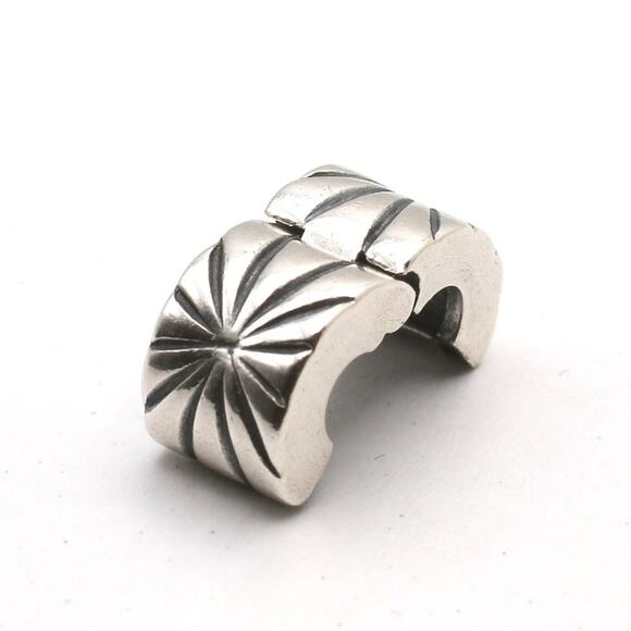 Authentic PANDORA Sunburst Clip Charm -790210 - Picture 10 of 12